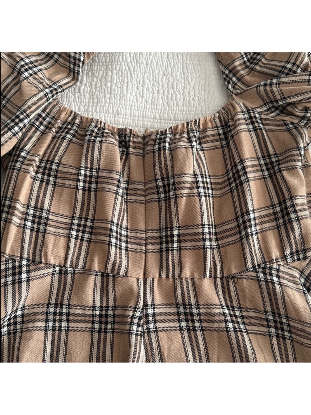 NWOT Princess Polly Olivia Plaid Romper Size 6 - Picture 6 of 6